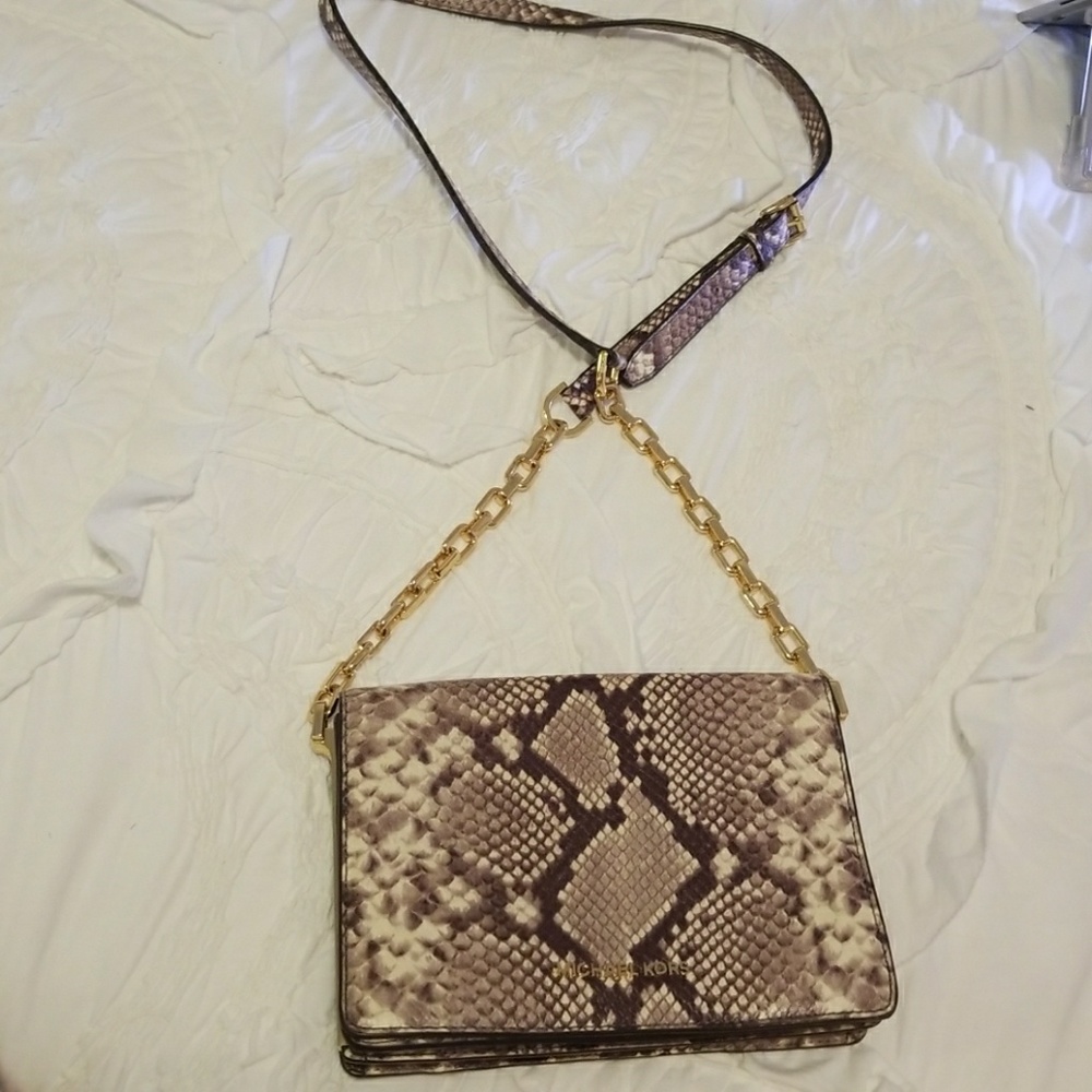 Michael Kors Snakeskin Crossbody